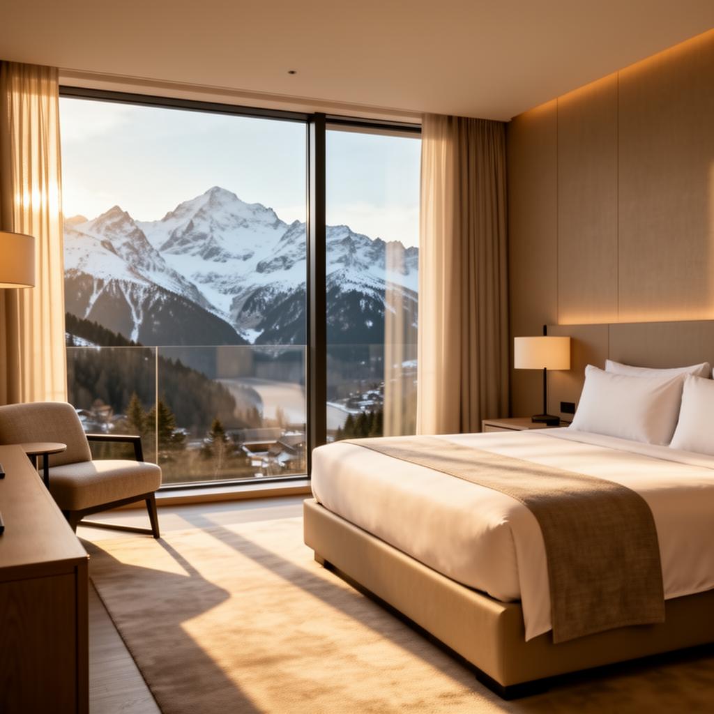 Luksuzni hotelski apartman s pogledom na planinu